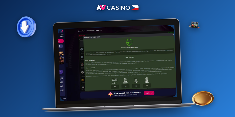 Kompletní obrazovka Aviator na desktopu v NV Casino – graf, panel sázek, historie a chat