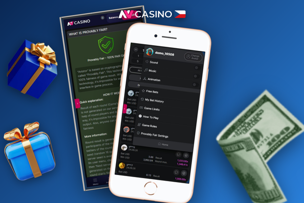 Herní rozhraní NV Casino Aviator – panel dual bet, rostoucí křivka a chat s historií kol