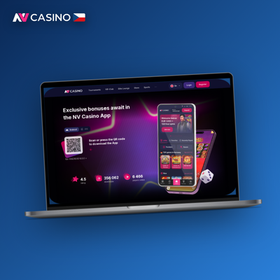 Ikona monitoru s NV Casino desktop verzí – samostatné okno pro Windows