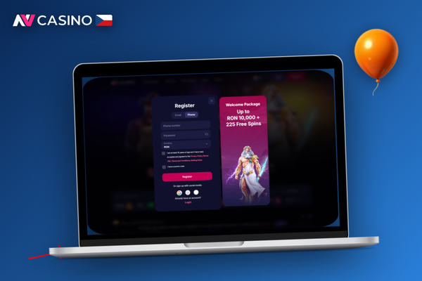 Porovnání metod vytvoření účtu v NV Casino na notebooku a mobilu