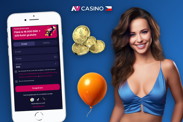 NV Casino CZ registrace – přehledný formulář s polem pro e-mail a měnu