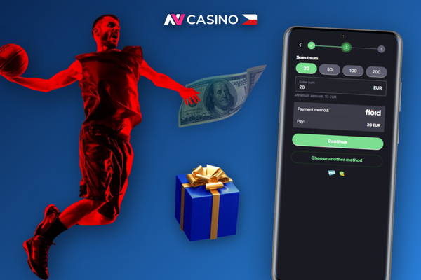 Aktivace uvítacího bonusu v pokladně NV Casino před prvním vkladem